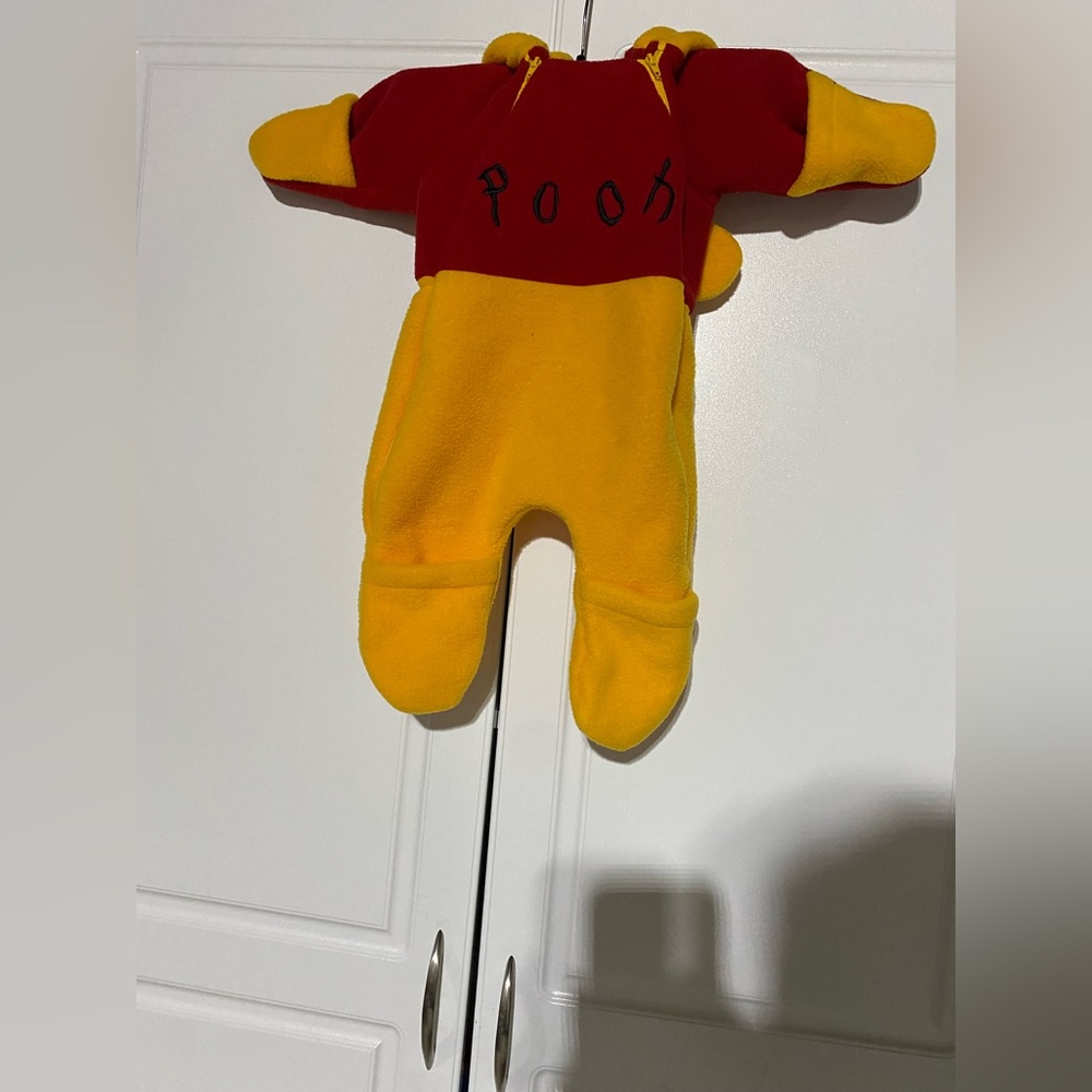 Pooh Red and Yellow Kids One Piece Y2K costume